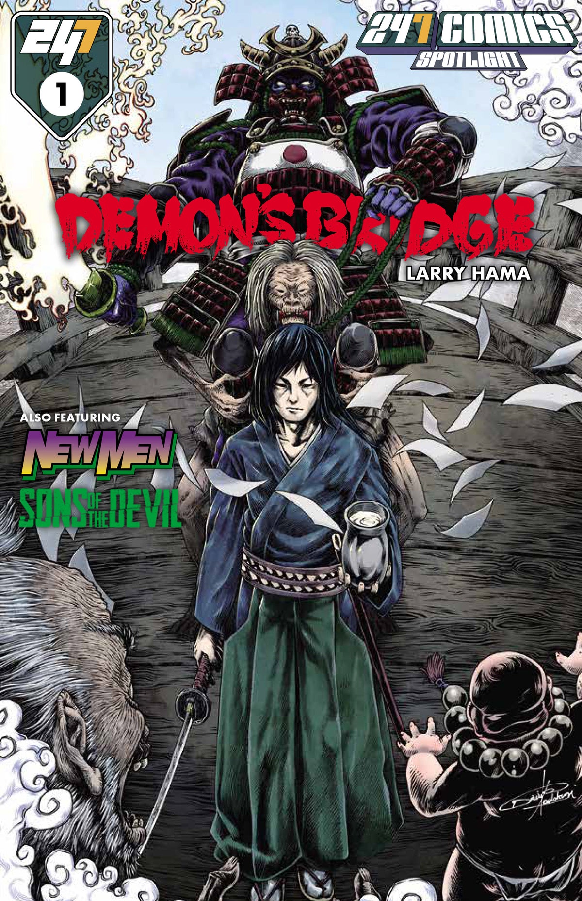 247 Comics Presents / Spotlight #1 Cover J Daisuke Kadokuni Demon's Bridge Manga