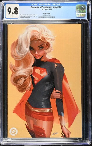 Summer of Superman Special #1 Alexander Lozzano Virgin Second Printing CGC 9.8