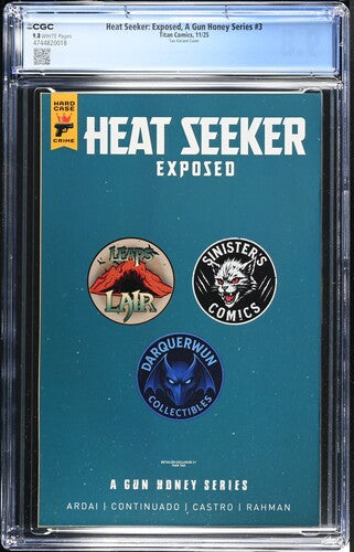 Heat Seeker: Exposed #3 Ivan Tao LeapsLair Exclusive LTD 500 CGC 9.8