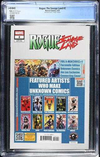 Rogue: The Savage Land #2 Virgin Variant CGC 9.8