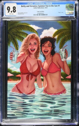 Betty & Veronica Summer Fun in the Sun LeapsLair Dias Exclusive LTD 250 CGC 9.8