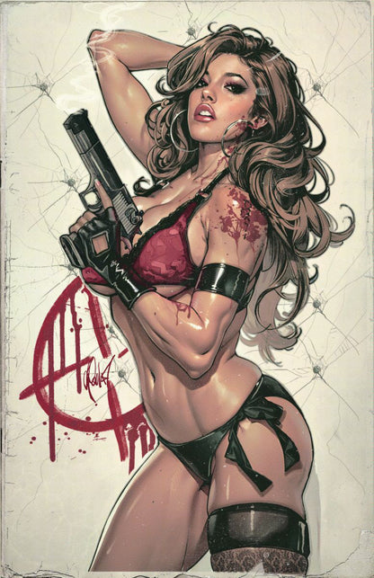 Gun Honey Collision Course #3 Cedric Poulat Exclusive Virgin Variant B Red LTD 500