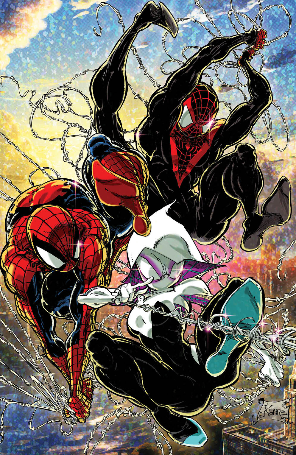 Spider-Gwen Smash #1 Kaare Andrews exclusive virgin variant cover