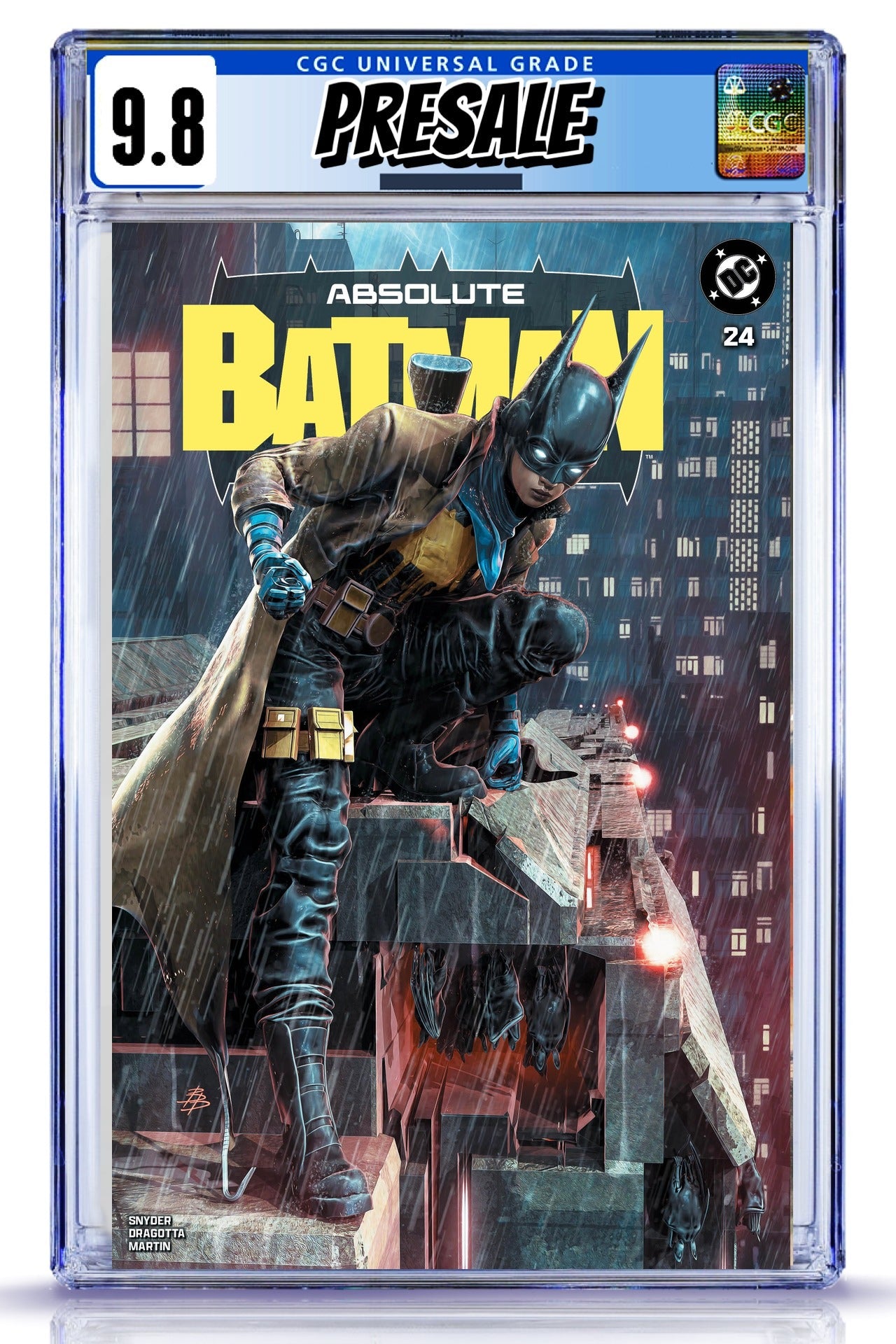 Absolute Batman #24 Bjorn Barends Trade cover CGC 9.8 graded slab presale