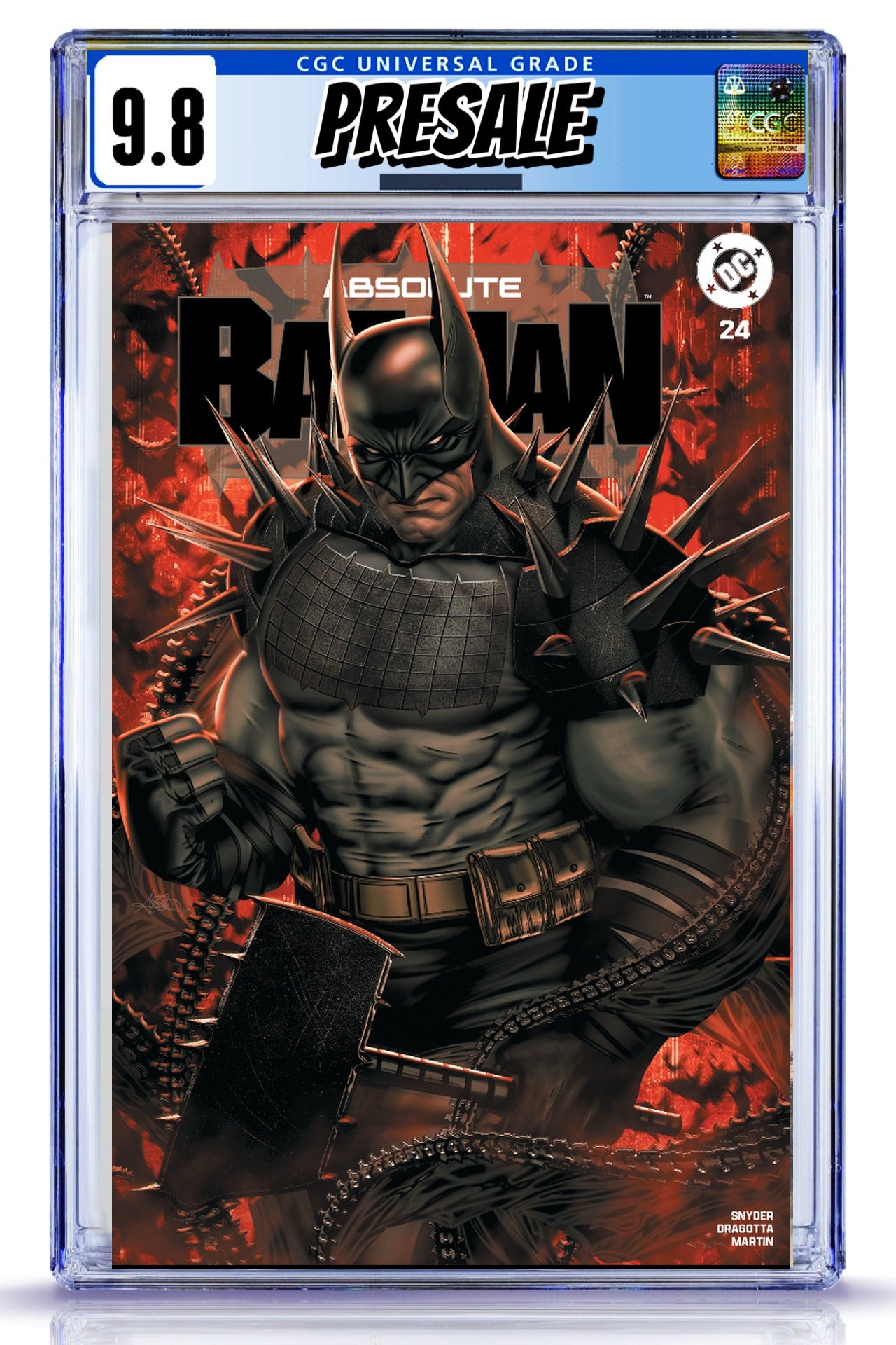 Absolute Batman #24 Ariel Diaz Trade cover CGC 9.8 graded slab presale