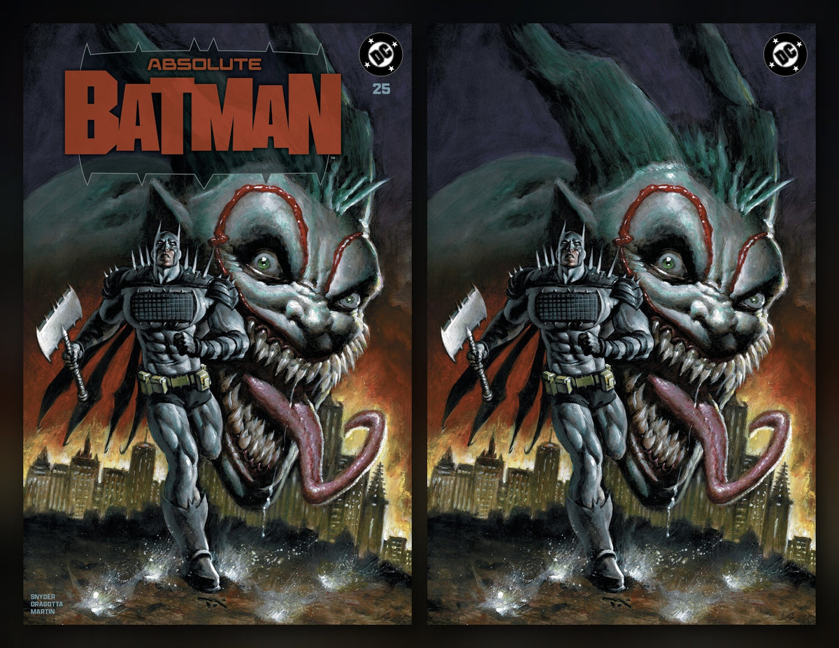 Absolute Batman #25 Mark Texeira LeapsLair Exclusive - 2-Pack Set (Trade + Virgin Foil)