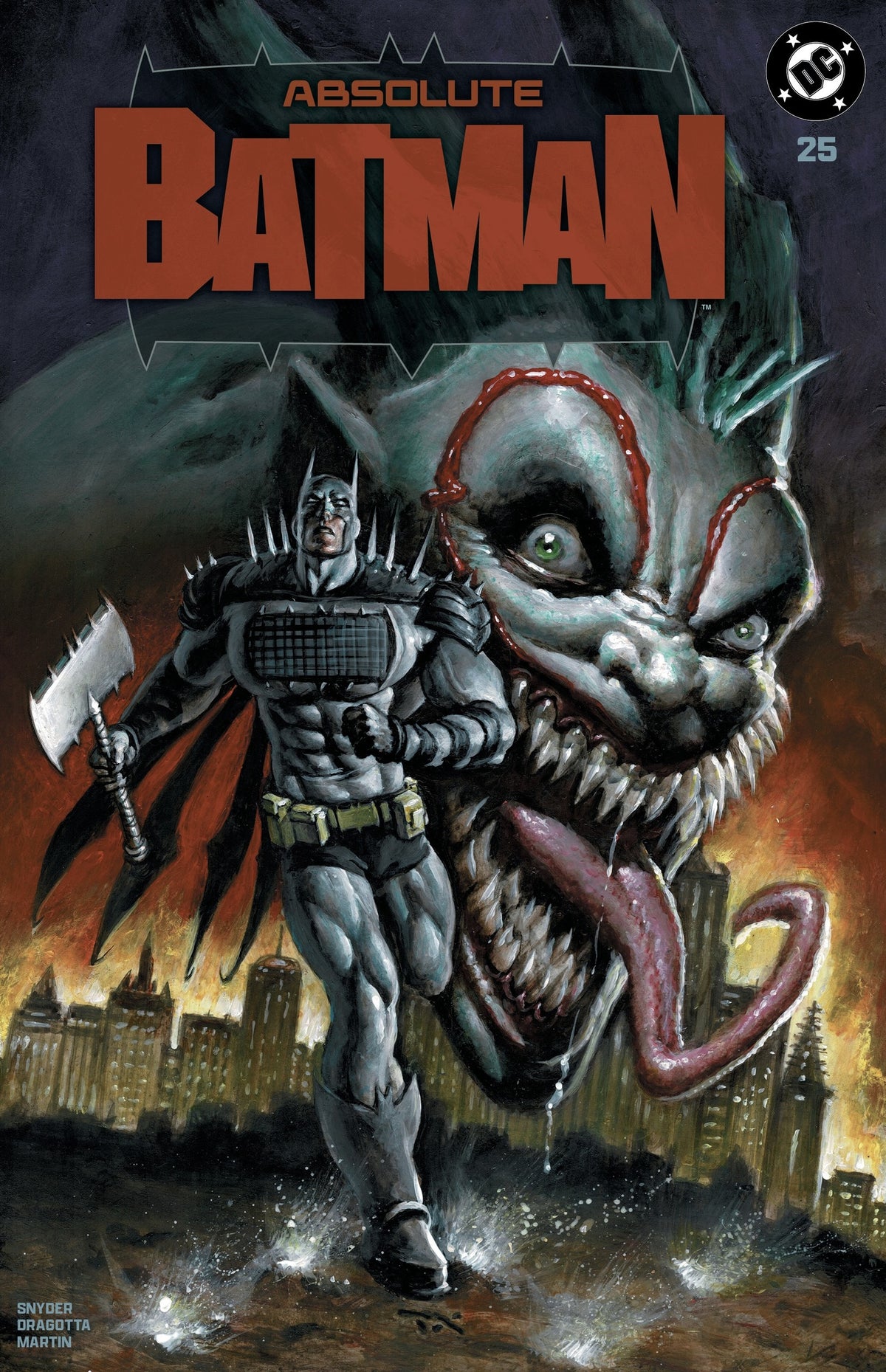 Absolute Batman #25 Mark Texeira LeapsLair Exclusive Trade cover