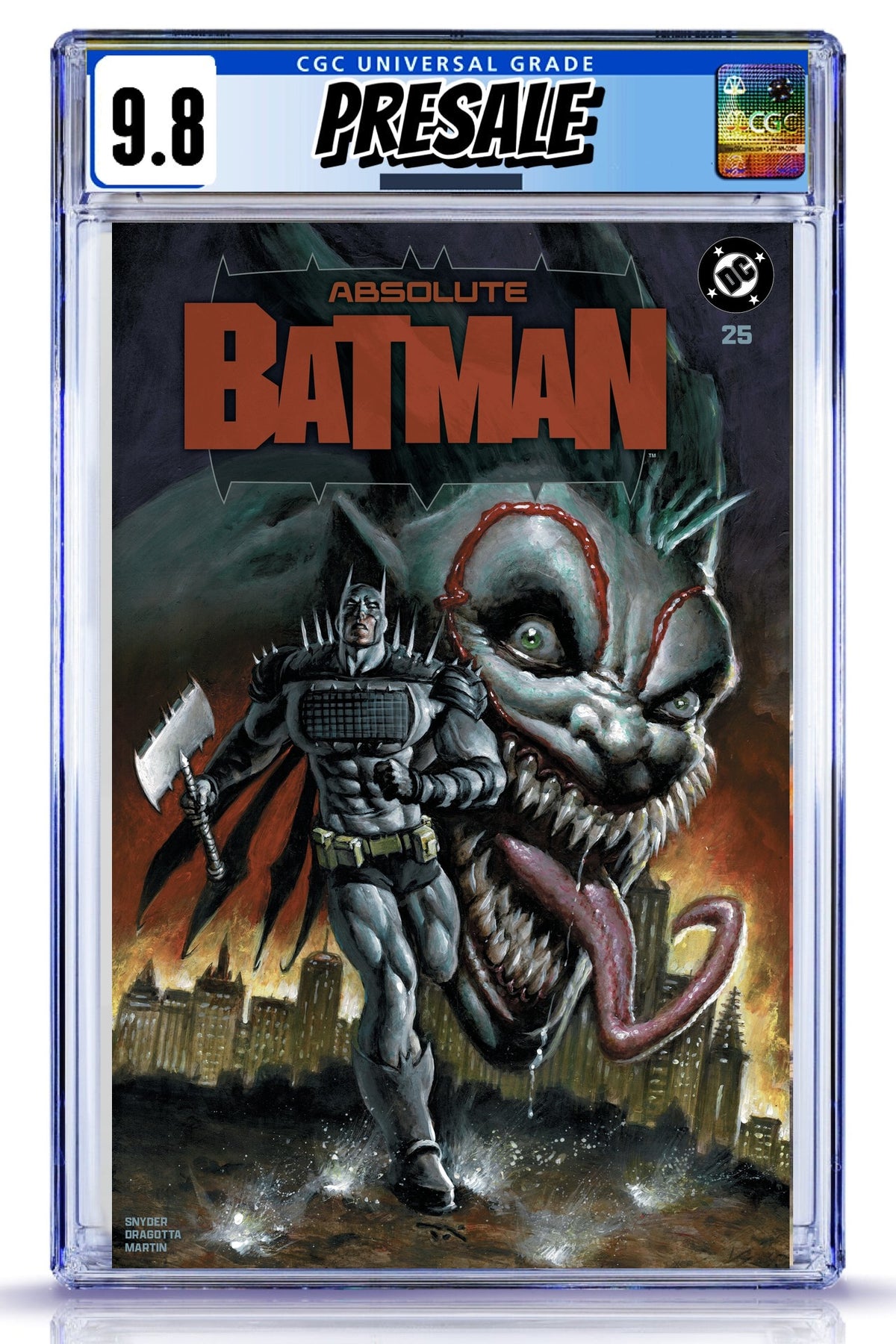 Absolute Batman #25 Mark Texeira Trade cover CGC 9.8 graded slab presale