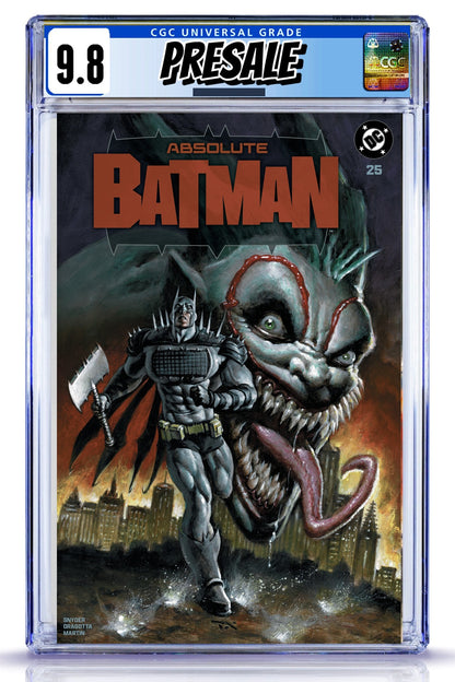 Absolute Batman #25 Mark Texeira Trade cover CGC 9.8 graded slab presale