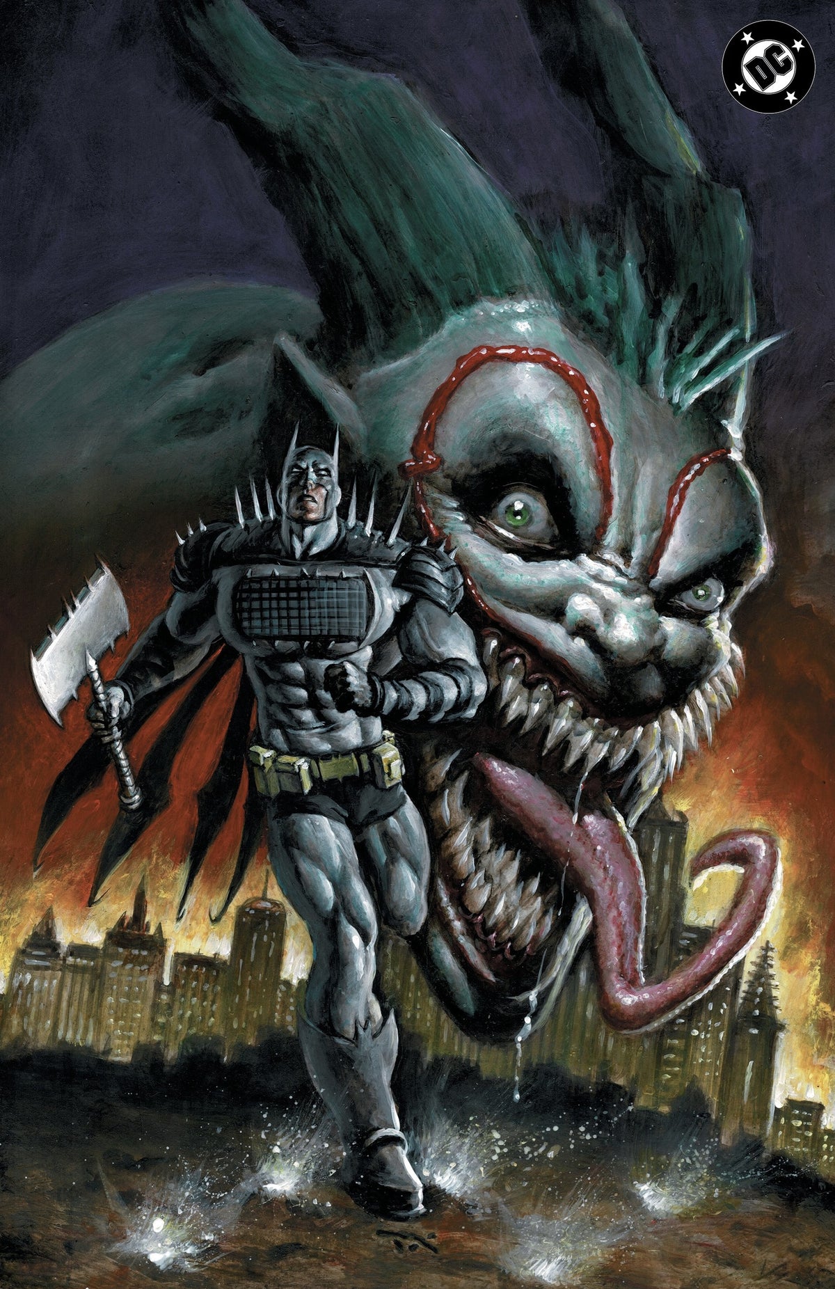 Absolute Batman #25 Mark Texeira LeapsLair Exclusive Virgin Foil cover