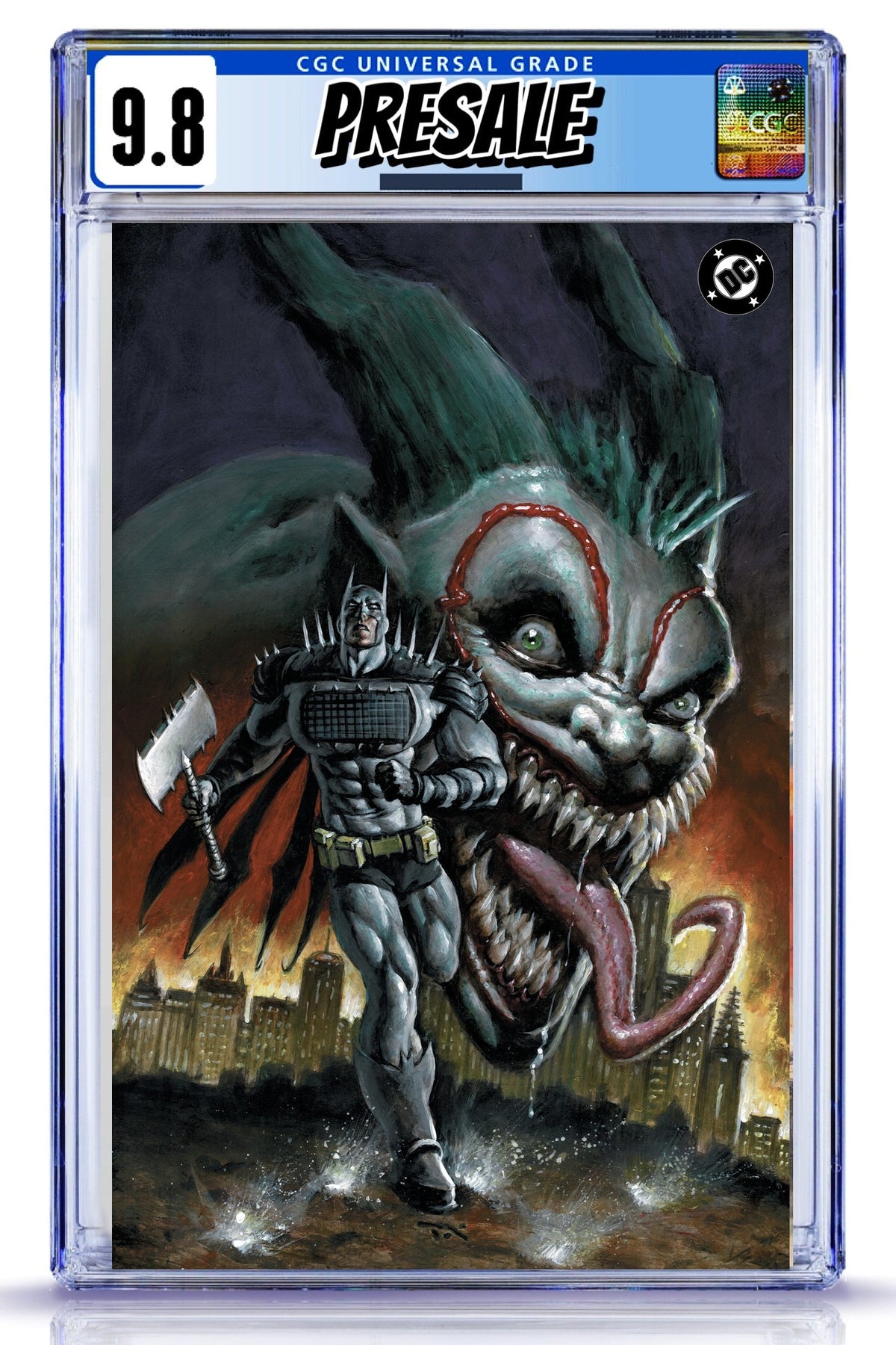 Absolute Batman #25 Mark Texeira Virgin Foil cover CGC 9.8 graded slab presale