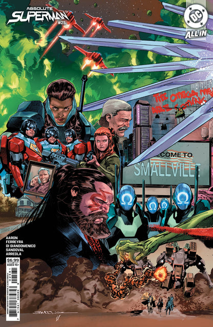 Absolute Superman #25 Rafa Sandoval Connecting Cover Set, Covers H, I & J (3 Books) - Cover H (left)