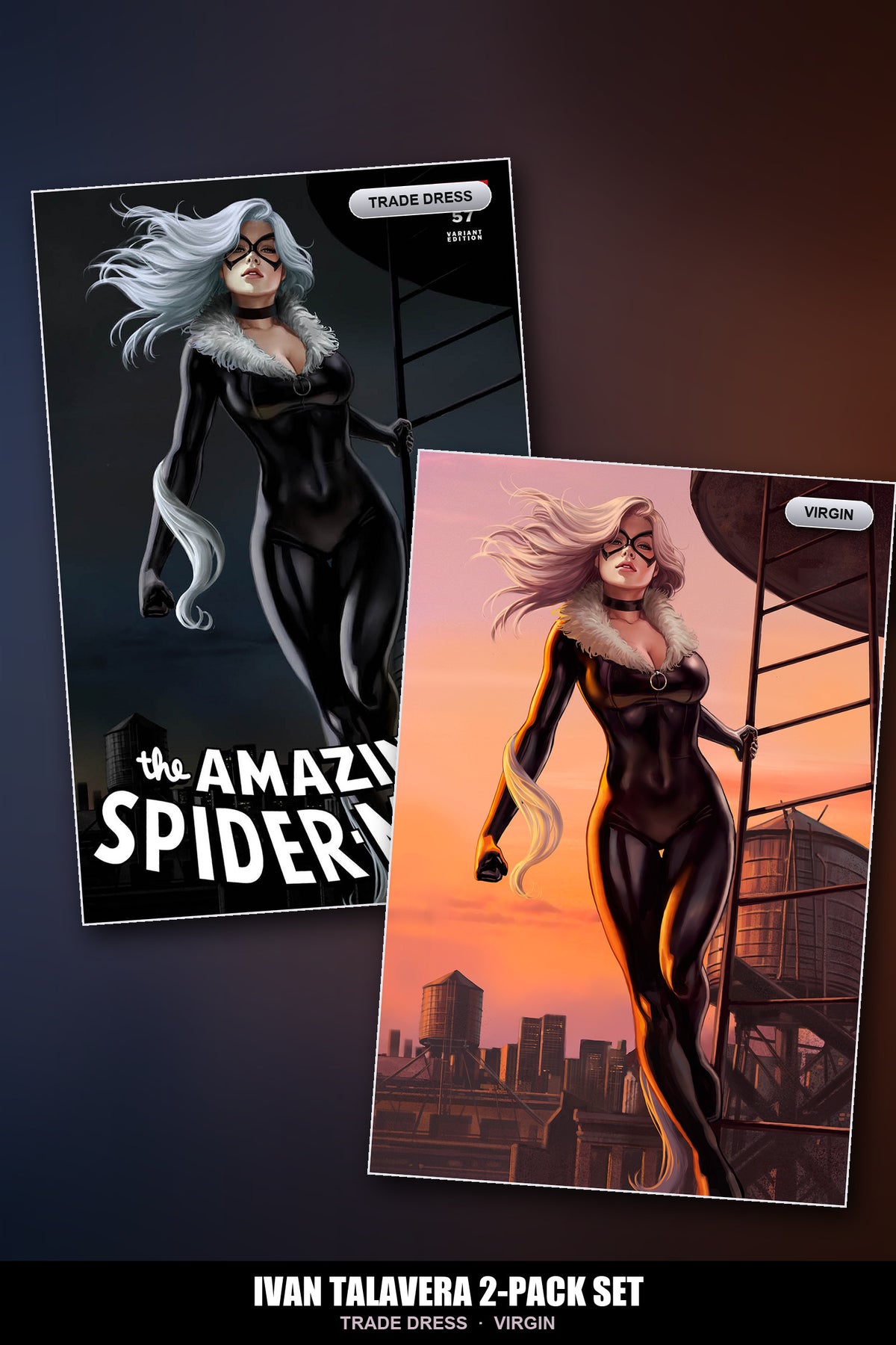 Amazing Spider-Man #57 Ivan Talavera Exclusive 2-Pack Set - trade dress and virgin covers