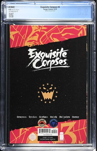 Exquisite Corpses #4 LeapsLair Barends Exclusive LTD 500 CGC 9.8