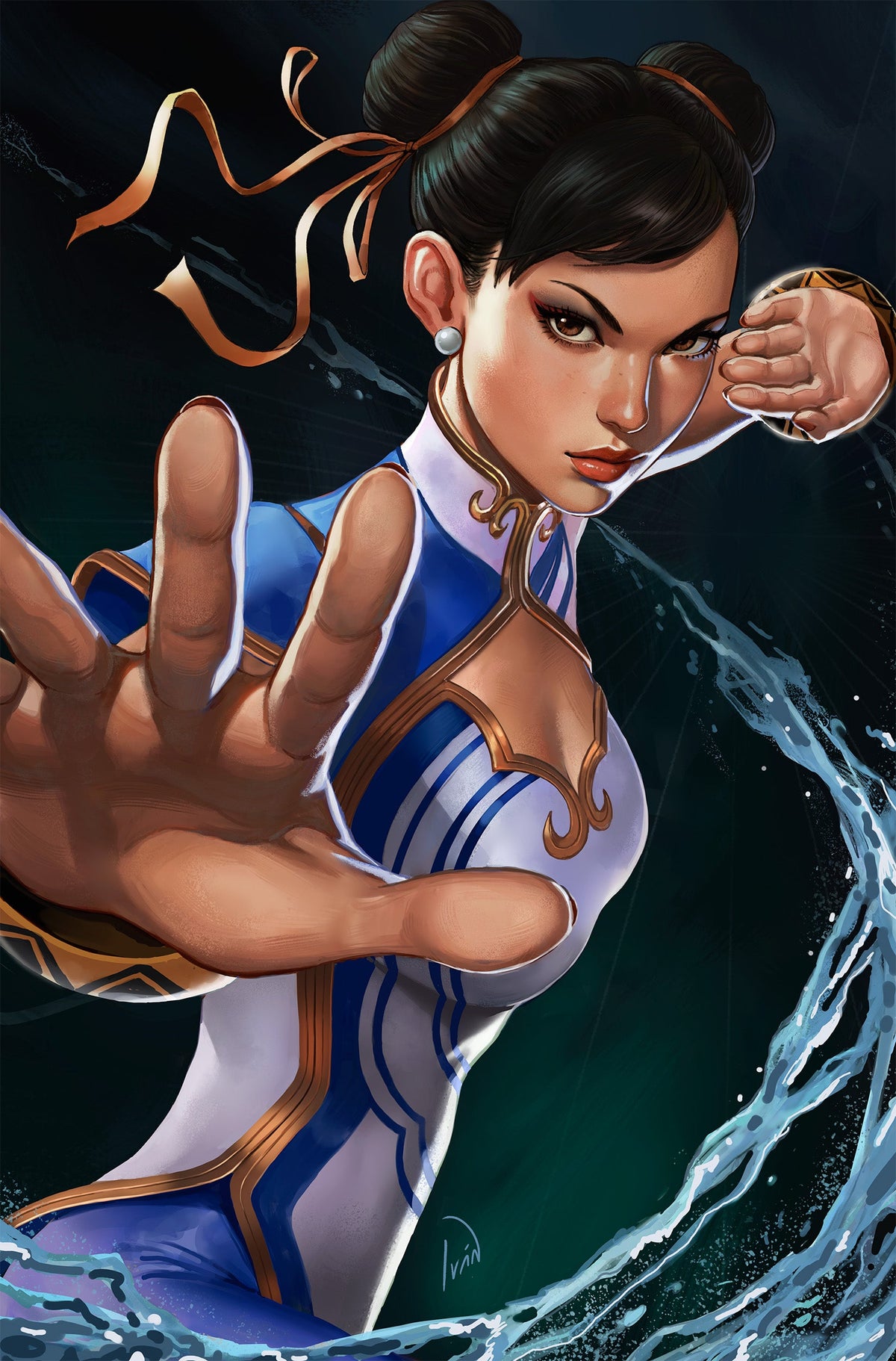 Street Fighter Prime #0 Ivan Talavera Exclusive Chun-Li Virgin Variant A LTD 500