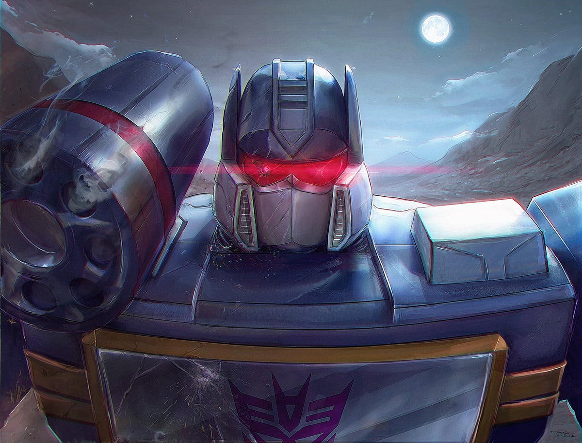 Transformers #16 Tiago Da Silva Soundwave connecting virgin variant set A and B combined panorama