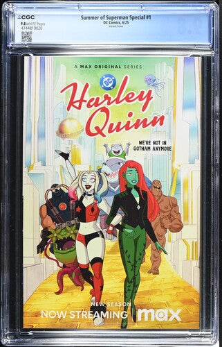 Comic book cover of 'Summer of Superman Special #1 Variant CGC 9.8'