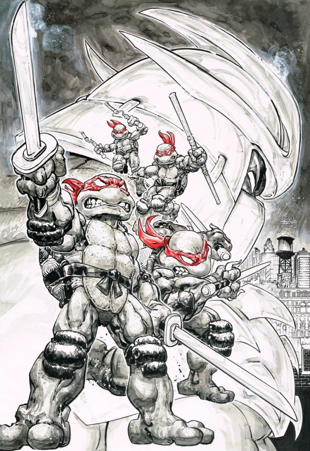PRE-ORDER 7/31 @ 9am PST : Teenage Mutant Ninja Turtles: Mirage Facsimile #1 Freddie Williams II LeapsLair Exclusive LTD 600 PREORDER 8/26