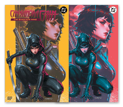 Absolute Cassandra Cain: The Shadow's Hand #1 Santa Fung Exclusive 2-Pack Set — Trade and Virgin Foil covers