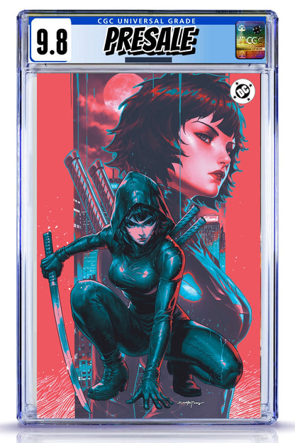 Absolute Cassandra Cain #1 Santa Fung Virgin Foil cover CGC 9.8 graded slab presale