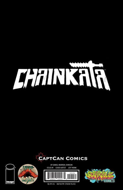 Chainkata #1 Jeff Monk Virgin Cardstock back cover