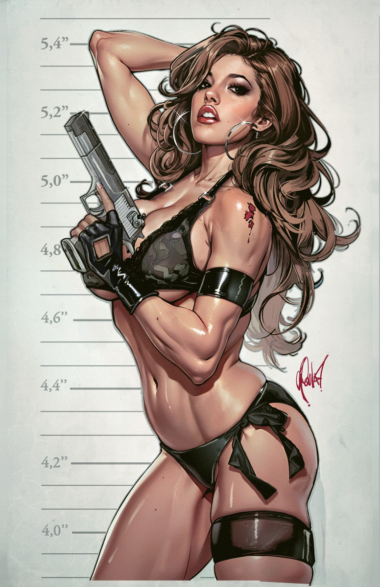 Gun Honey Collision Course #3 Cedric Poulat Exclusive Virgin Variant A Black LTD 500