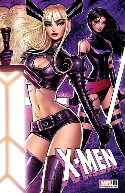 X-Men #1 Nathan Szerdy exclusive trade dress variant cover — Magik and Psylocke