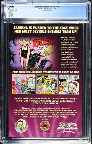 Sabrina Magic Unleashed #1 LeapsLair Exclusive Edition C CGC 9.8