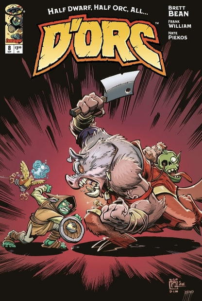 D'orc #8 Chad Hardin LeapsLair Exclusive - trade dress cover, 1st appearance of Schweinehund