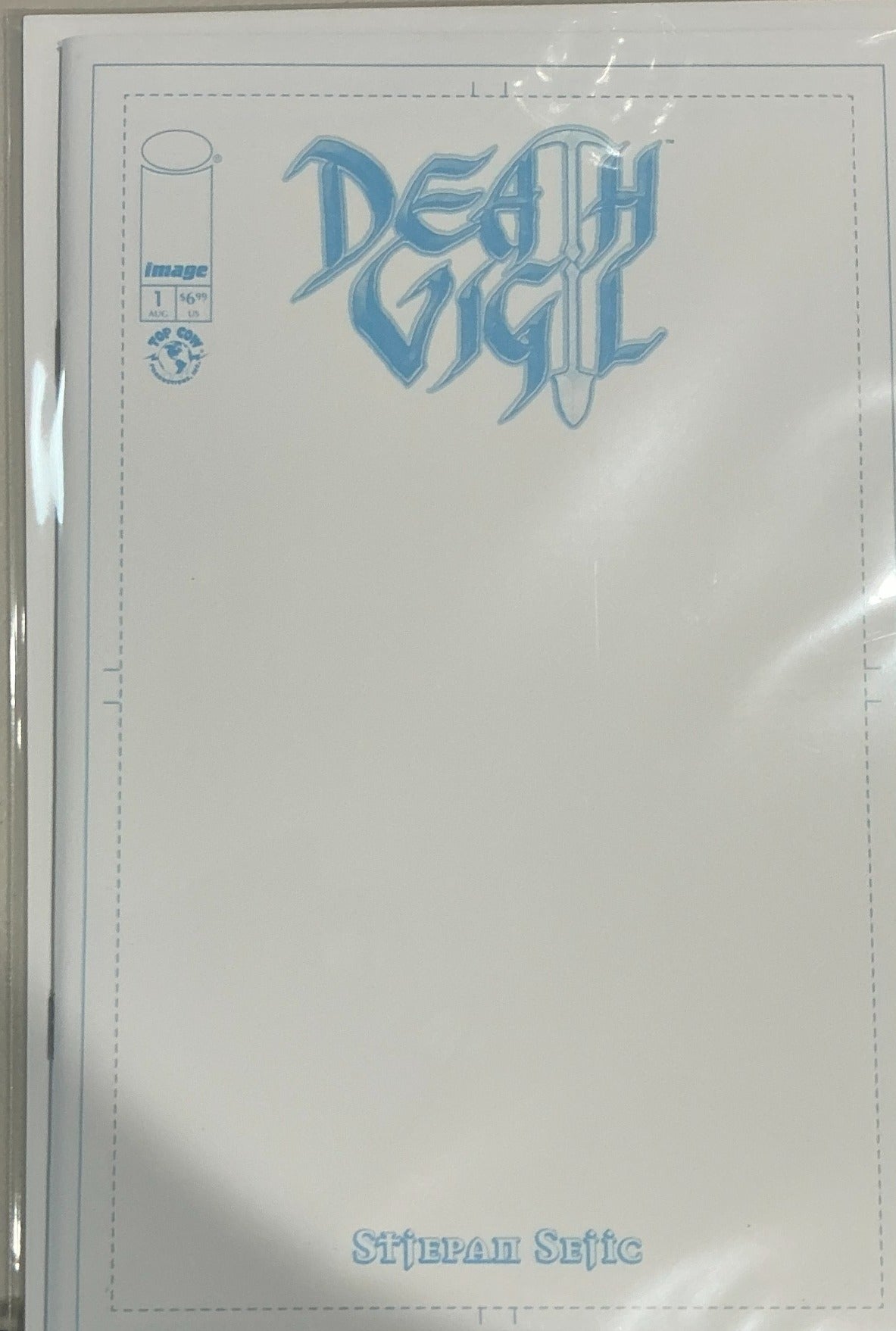 Death Vigil (2026) #1 (Of 6) Cover G Blank Sketch Variant (Mature)