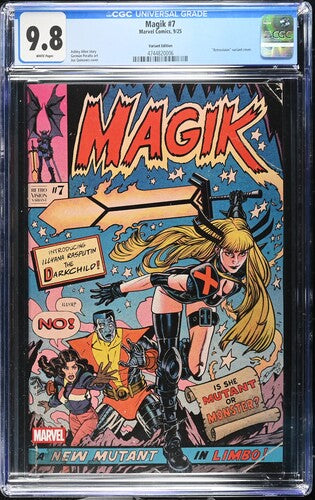Magik #7 (2025) Retro Joe Quinones Variant CGC 9.8