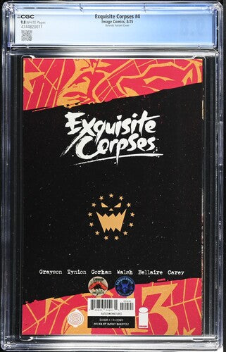 Exquisite Corpses #4 LeapsLair Barends Exclusive LTD 500 CGC 9.8