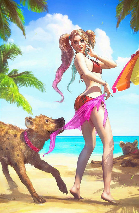 Harley Quinn #40 Tiago Da Silva Coppertone exclusive virgin variant cover