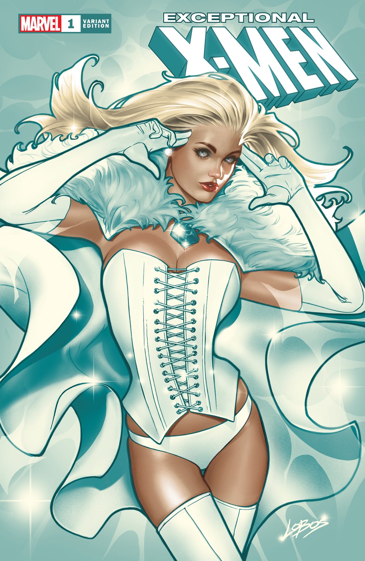 Exceptional X-Men #1 Pablo Villalobos (Lobos) Emma Frost Exclusive Trade Dress Variant