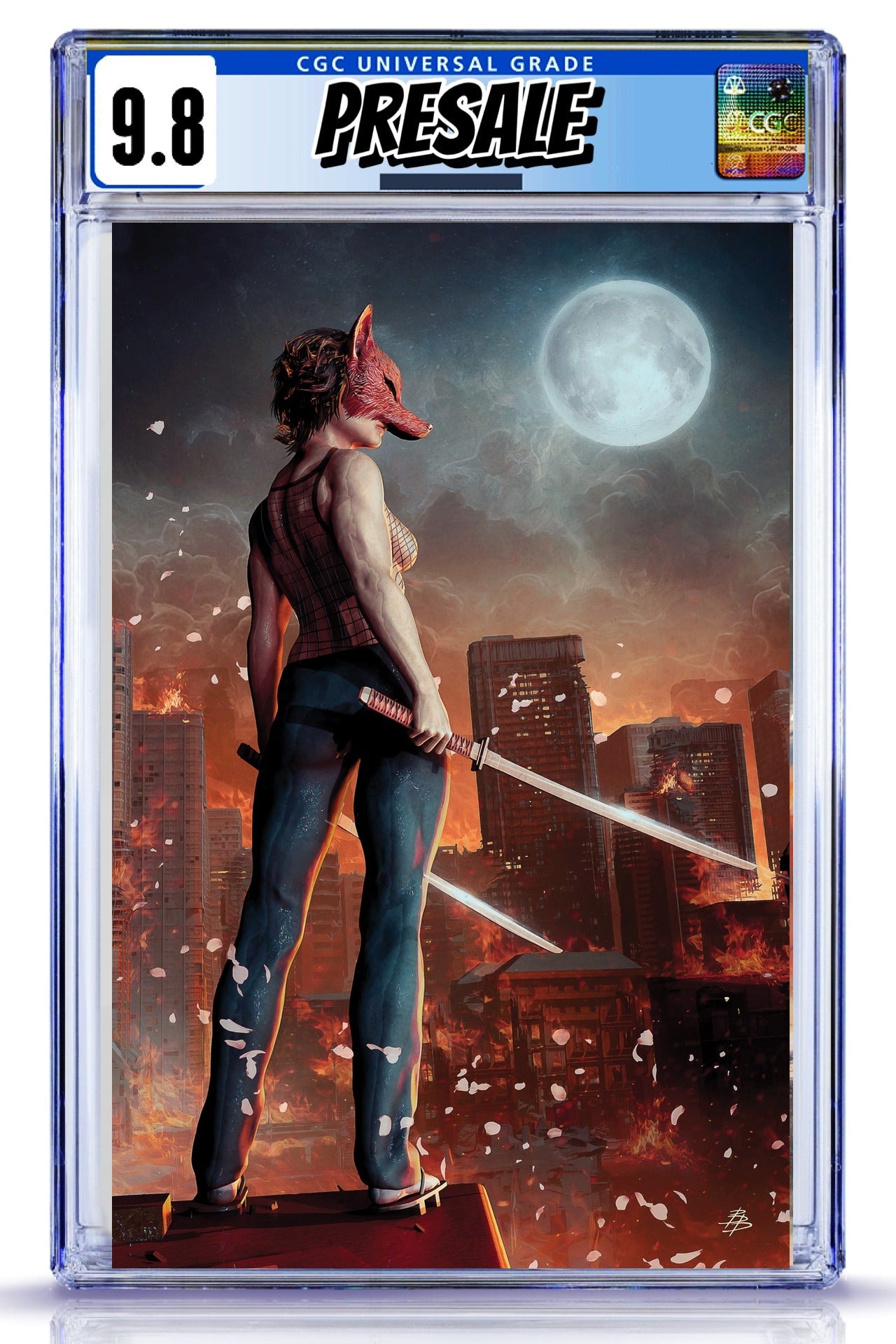 Exquisite Corpses: Fox Mask Killer #1 Bjorn Barends LeapsLair Exclusive CGC 9.8 graded slab presale