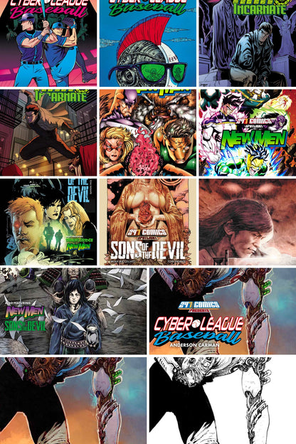247 Comics Presents / Spotlight #1 cover collage