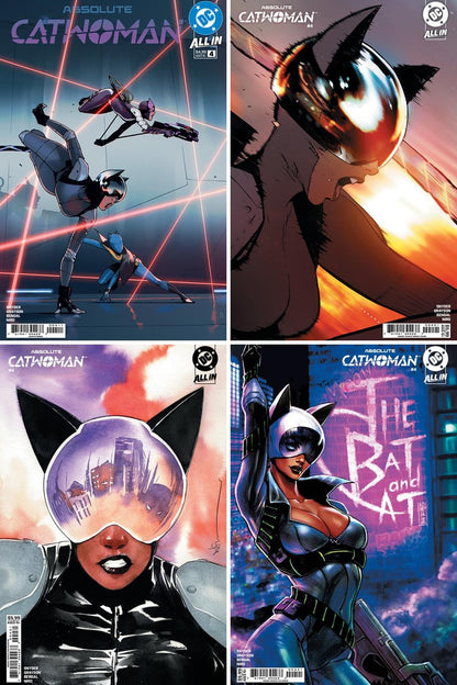 Absolute Catwoman #4 (Of 6) cover collage