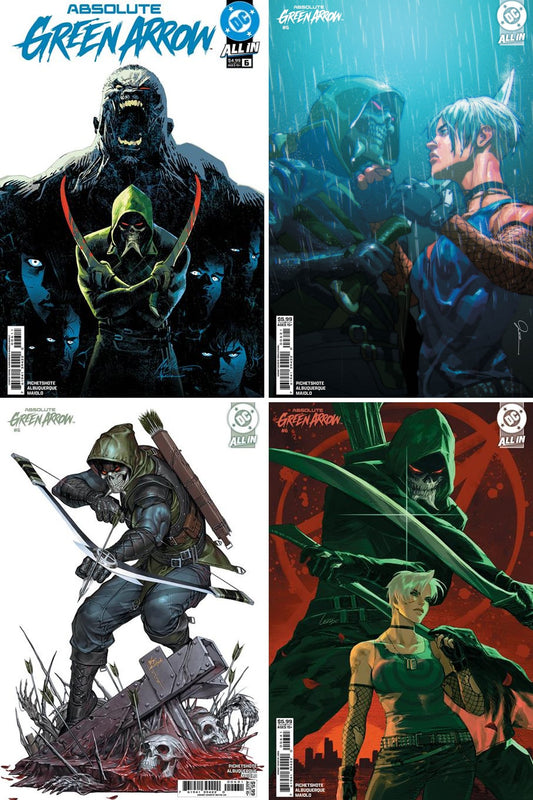 Absolute Green Arrow #6 (Of 12) cover collage