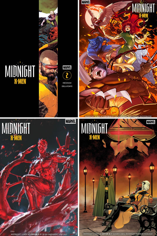 Midnight X-Men #2 cover collage