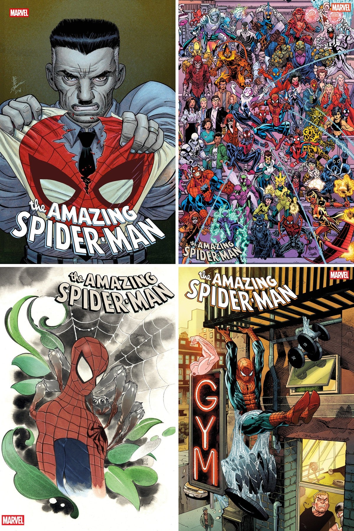 Amazing Spider-Man #1003 cover collage