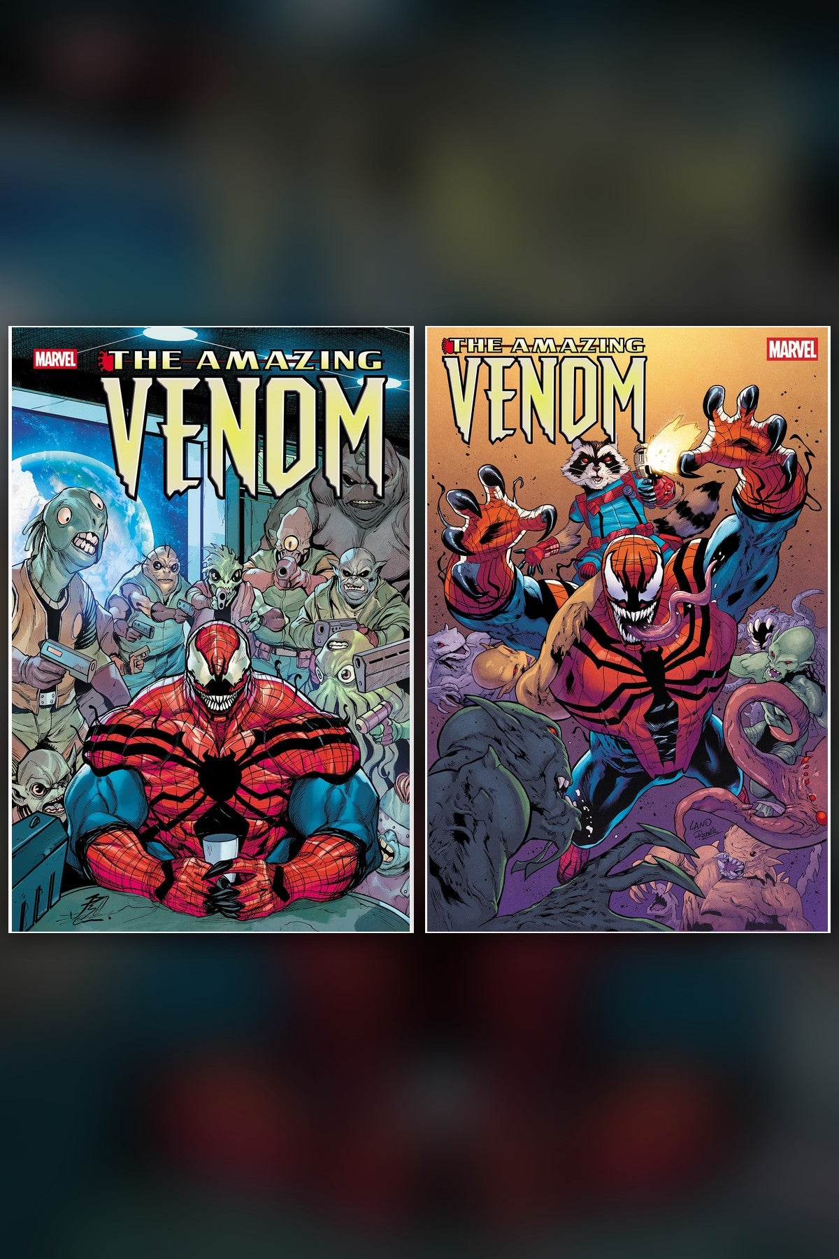 The Amazing Venom #3 cover collage