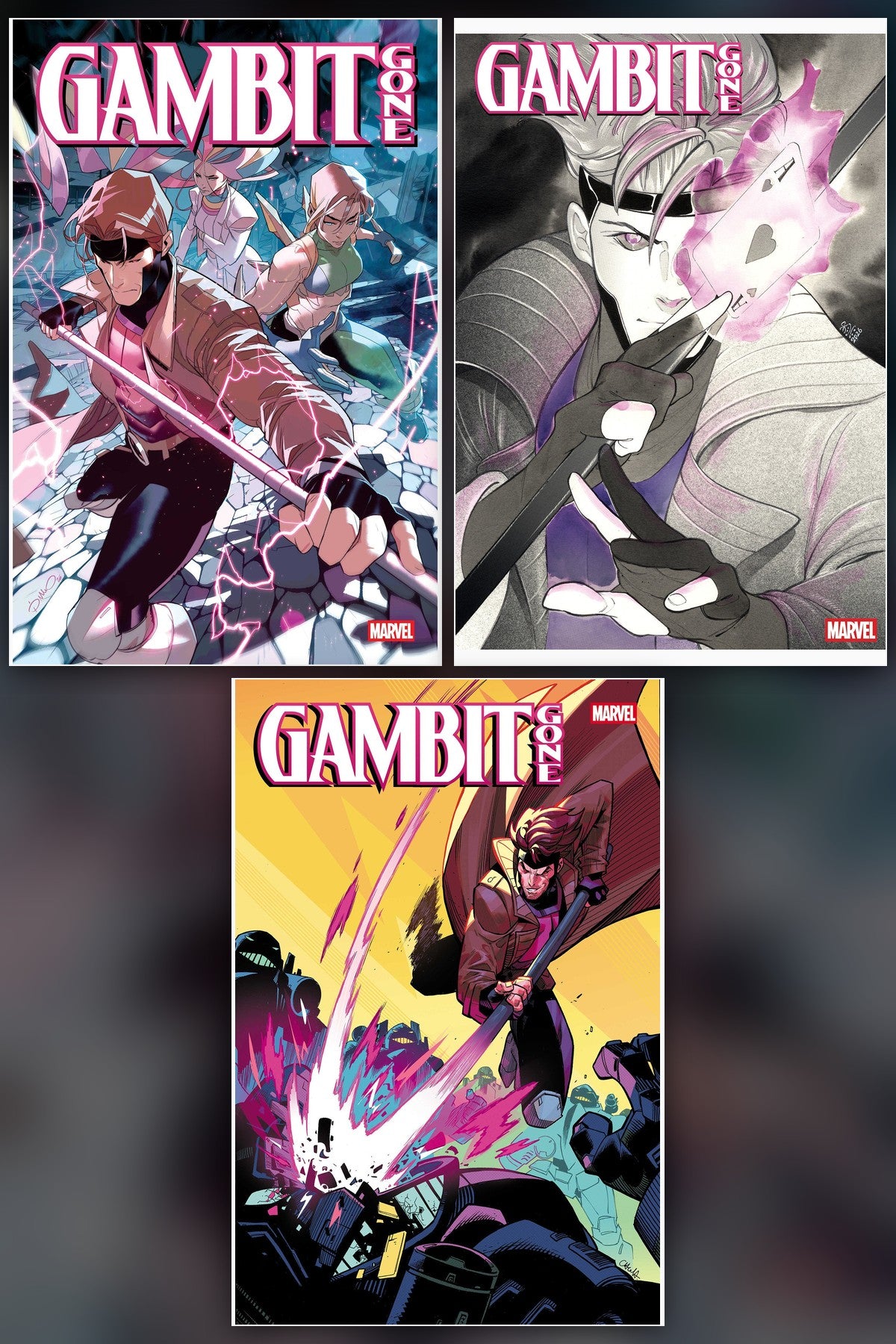 Gambit Gone #3 cover collage