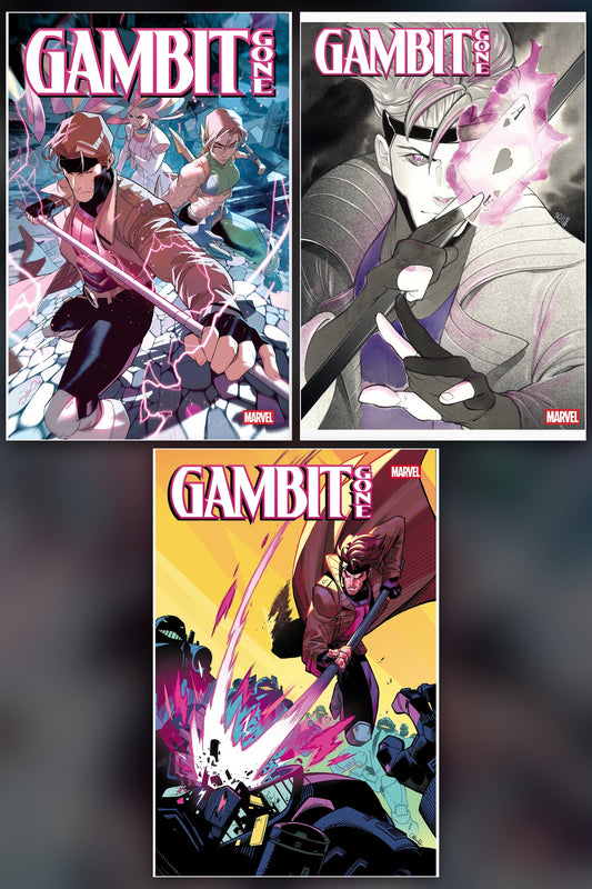 Gambit Gone #3 cover collage