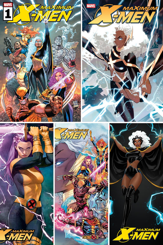 Maximum X-Men #1 cover collage