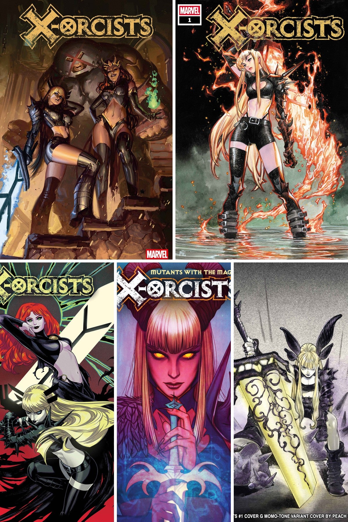 X-Orcists #1 cover collage
