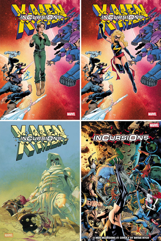 X-Men: Incursions #1 cover collage