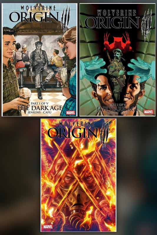 Wolverine: Origin III - The Dark Age #1 cover collage