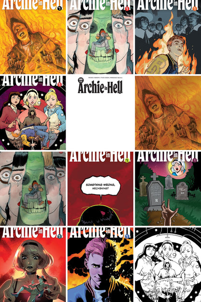Archie in Hell #1 cover collage