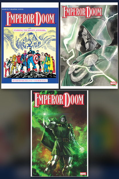Emperor Doom #1 cover collage