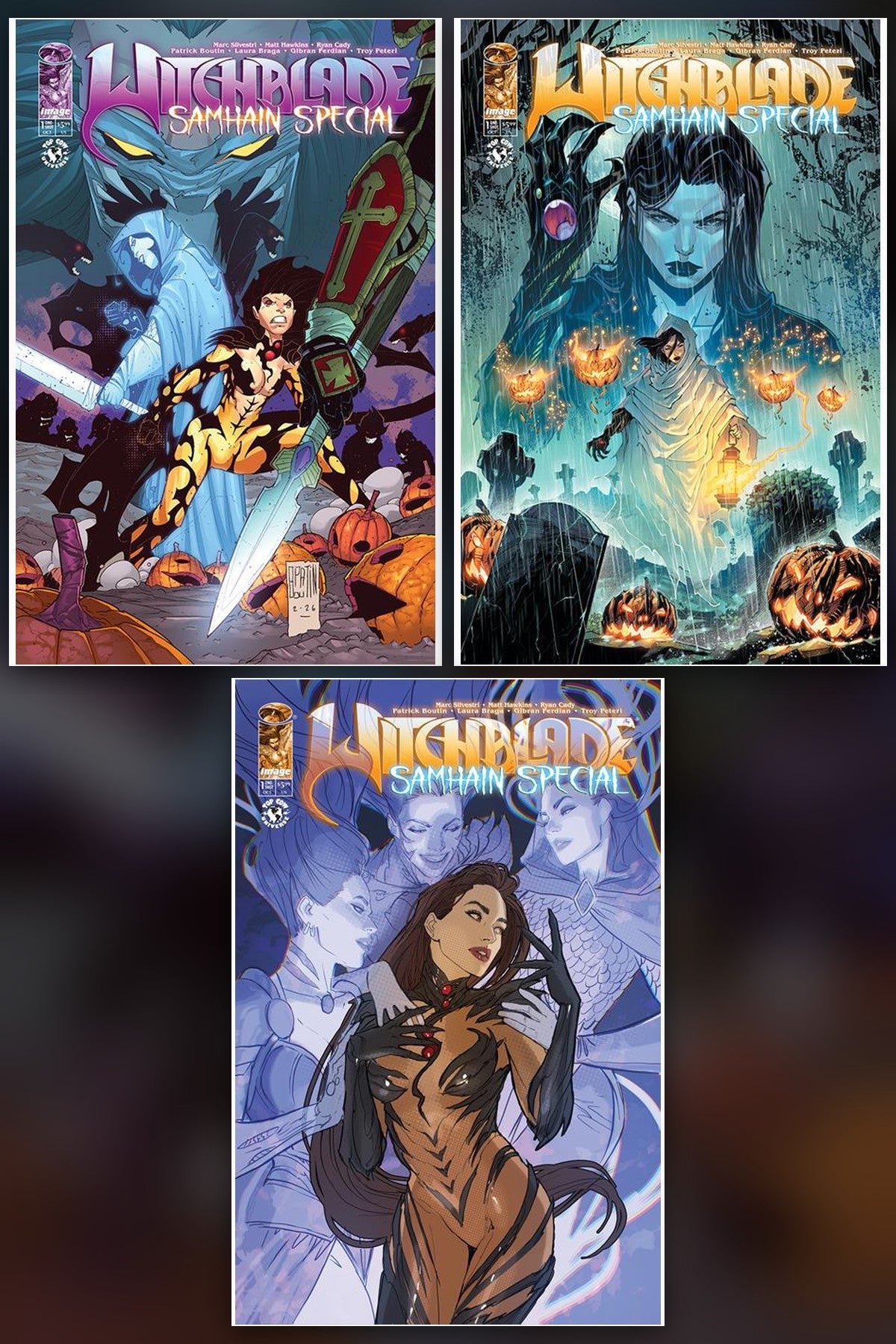 Witchblade Samhain Special #1 cover collage